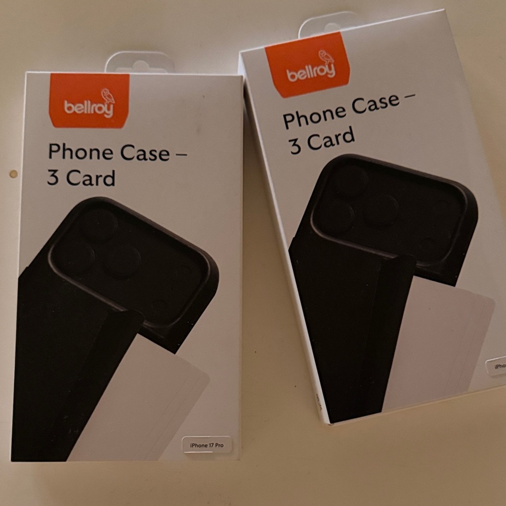 Bellroy Phone Case - 3 Card in Black